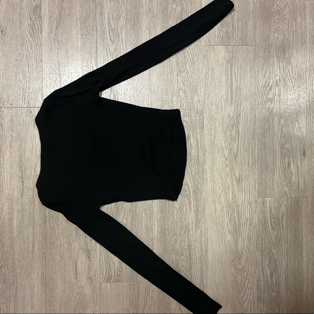 Zara square neck crop